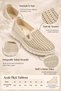 Fully Orthopedic Stone Detailed Ballet Shoes Mother's Shoes Casual Shoes Classic Shoes - 2