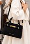 Women's New Season Stylish Buckle Suede Fabric Luxury Design Hand and Shoulder Bag Shopper 348026Vb - 2