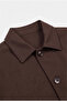 Sporty Stylish Oversize Comfortable Fabric Buttoned Seasonal Jacket - 2
