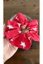 Elastic Hair Clip Red Color Women's Hair Clip Starry Model Bun Clip - 3