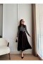 Belted Midi Length Flawed Skirt