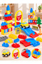 Şaze Shop Toy Road and Block Set 50 Pieces Educational Building Toy 18 Months+ - 3