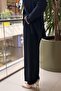 Missdalida Ribbed Front Two-Thread Slim Fit Pants - 4
