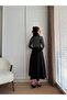 Belted Midi Length Flawed Skirt - 3