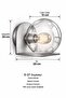 Doruk Apli̇k Eski̇tme | |   White Glop Glass | |   Wall Lamp Bedroom-Bedside-Bathroom ✨   Wall Sconce Modern Sconce Glass Sconce Decorative Sconce E-27 Lampshade Living Room Sconce Mirror Side Hall Entrance Wall Lighting - 2