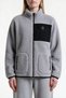 Women's Welsoft Plush Fleece Jacket with Full Zipper and 3 Pockets with Front Piece Detail