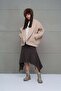Beige Brown Double-Sided Oversize Jacket 18186 - 6