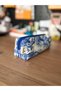Vintage Pattern Handmade Pen Holder Zippered Single Compartment Pencil Case Lined Large Volume School Pencil Case - 2