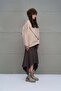 Beige Brown Double-Sided Oversize Jacket 18186 - 8