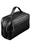 Genuine Leather Black Men's Handbag and Shaving Bag (Three Features in One Bag) - 4