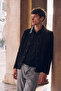Olise Men's Black Suede Leather Jacket 26Wgd662910