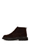 Men's Brown Lace-Up Thick Soled Suede Leather Casual Boots Wm700009Ds - 3