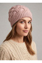 Double Layer Thick Knit Beanie - Soft Textured Winter Knit Beanie