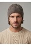 Double Layer Thick Knit Beanie - Soft Textured Winter Knit Beanie - 3