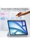 Case for iPad Air 13 Inch M4/M3/M2 (2026/2025/2024) with Pencil Holder, Slim Folio Cover Blue - 4