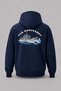 Hooded Tcg Sarucabey Interwaves Design Pocket and Back Printed Unisex Sweatshirt - 3