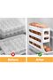 4-Tier Automatic Rolling Egg Holder for Refrigerator, Gravity-Fed Egg Organizer, Space-Saving Egg St - 4