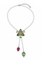 Green Idylila Flower Cutout Y Necklace - 3