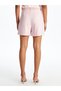 Texx Store Quality Lcw Vision Pink Women's Shorts with Waist Belt - 4