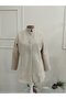 Women's Long-Sleeve Collared Button-Front Imported Melton Lined Coat - 4