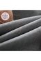 ستائر كتان بحلقات للنوافذ 132×229 سم بلون أبيض حجري، قطعة واحدة - 3