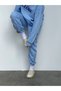 Baby Blue Ellore Women's Tracksuit Set - Printed Oversize - 4