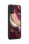 Samsung Galaxy A13 / A23 Compatible Burgundy Marble Pattern Shockproof Case with Camera Protection - 3