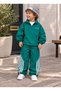 La'ciel paris striped parachute fabric green set-20136