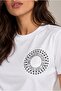 Dohuma Cotton Regular Metal Detailed Logo T-Shirt - 2