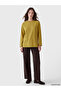 Vizyon New Season Green Crew Neck Women's Sweatshirt Tunic - 2
