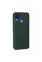 Realme C15 Case Nano Inside Velvet Silicone - Dark Green - 3