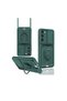 Samsung Galaxy S23 Plus Case Zuma with Ring Silicone with Business Card - Green