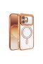 Huawei Honor 600 Joke Simli Magneticsafe Case - Orange
