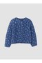 Rmz Gi̇yi̇m Farkiyla Floral Cotton Baby Girl Jacket - 2