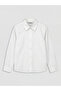 Two Mt Shop Quality Lcw Kids White Poplin Plain Standard & Regular Girls' Shirt - 4