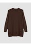 Crew Neck Women's Knitwear Tunic - 5