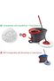 Spin Mop Replacement Heads, Microfiber Refill Pads for Power Mop Systems, Easy-Install Cleaning Refi - 2