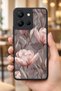 حافظة مقاومة للصدمات متوافقة مع Vivo Y36، مزودة بحماية للكاميرا بنمط PudraPink