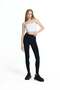Black Corset Waist Tights 19114