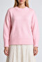 Soft Textured Oversize Knitwear Sweater Lpf0063 Sugar Pink - 6