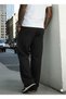 Transitional Men's 2 Item(s) (Black + Gray) Wide-Leg Baggy Plus Size Pocketed Sweatpants - 4