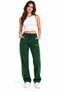 Women's Comfortable Fit Sweatpants with Double Piping on the Sides, Zipper Pocket Detail, Blue, Navy Blue, Black, Burgundy, Khaki, Gray - 2