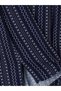 Peak New Season Navy Blue Judge Collar Patterned Women's Shirt Tunic - 8