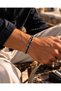 Arezzo Men's Stainless Steel Black Silver Detailed Bracelet - 2