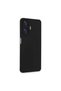 جراب Realme C55 مصنوع من السيليكون المخملي الداخلي - أسود