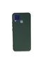 Realme C15 Case Nano Inside Velvet Silicone - Dark Green
