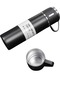 Thermos set 3-piece cup set heat resistant black stainless steel vacuum - 5