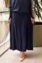 Missdalida Fish Scale Detailed Knitwear Flared Skirt - 3