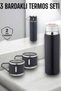 Stainless Steel 3-Piece Thermos Set Vacuum and 8 Hours Heat Preservation - 2