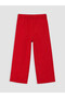 Alita City Lcw Kids Red Gabardine Plain Standard & Regular Girls' Trousers with a Difference - 3